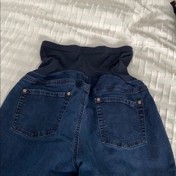 Indigo Blue Maternity Jeans Size Large - Picture 3 of 3